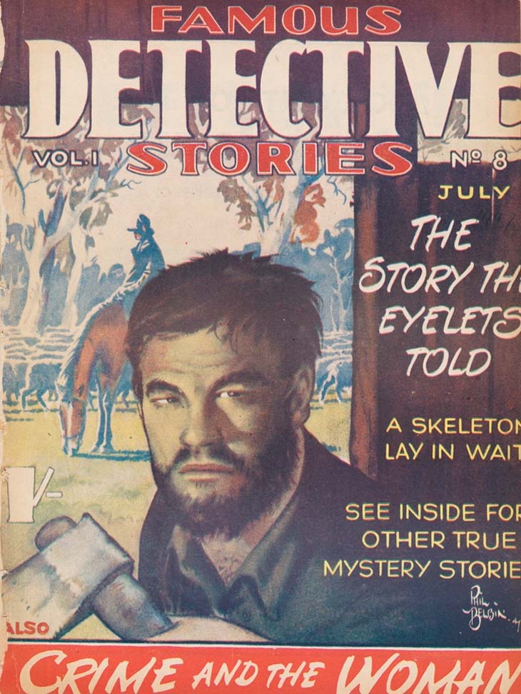 Famous Detective Stories (Frank Johnson, 1946 series) v1#8 (July 1947)