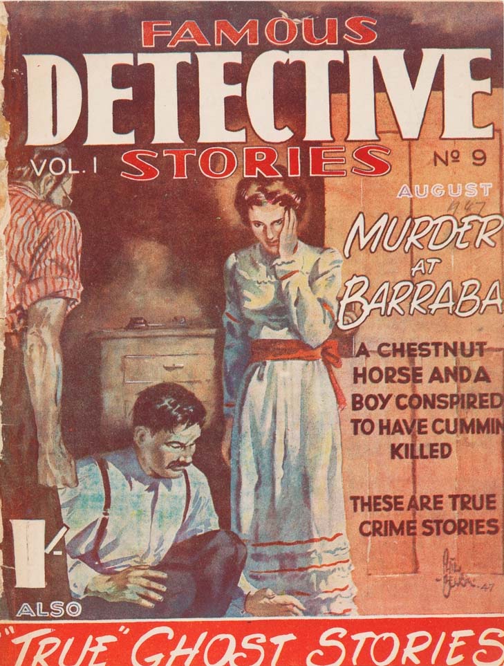 Famous Detective Stories (Frank Johnson, 1946 series) v1#9 (August 1947)