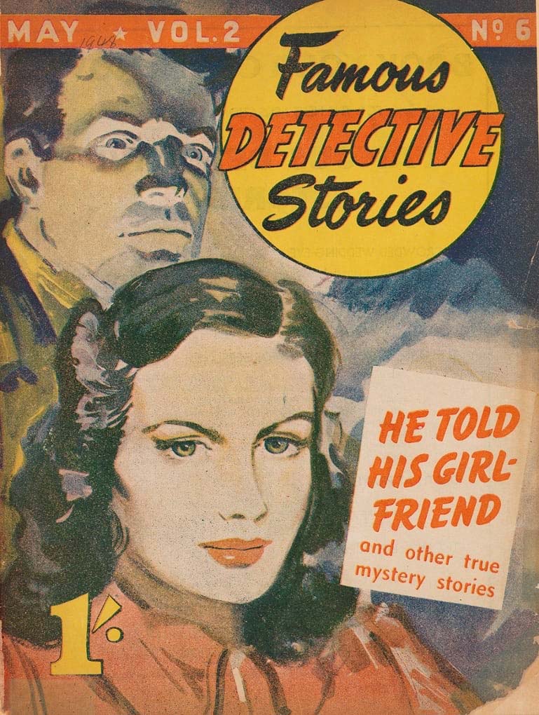 Famous Detective Stories (Frank Johnson, 1946 series) v2#6 (May 1948)