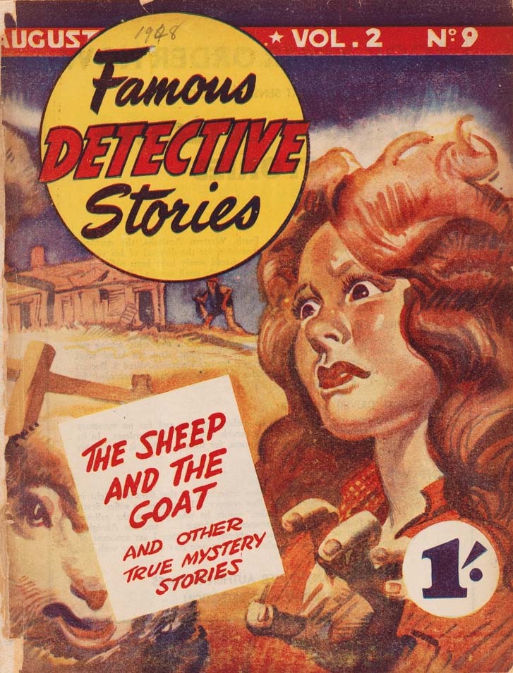 Famous Detective Stories (Frank Johnson, 1946 series) v2#9 (August 1948)