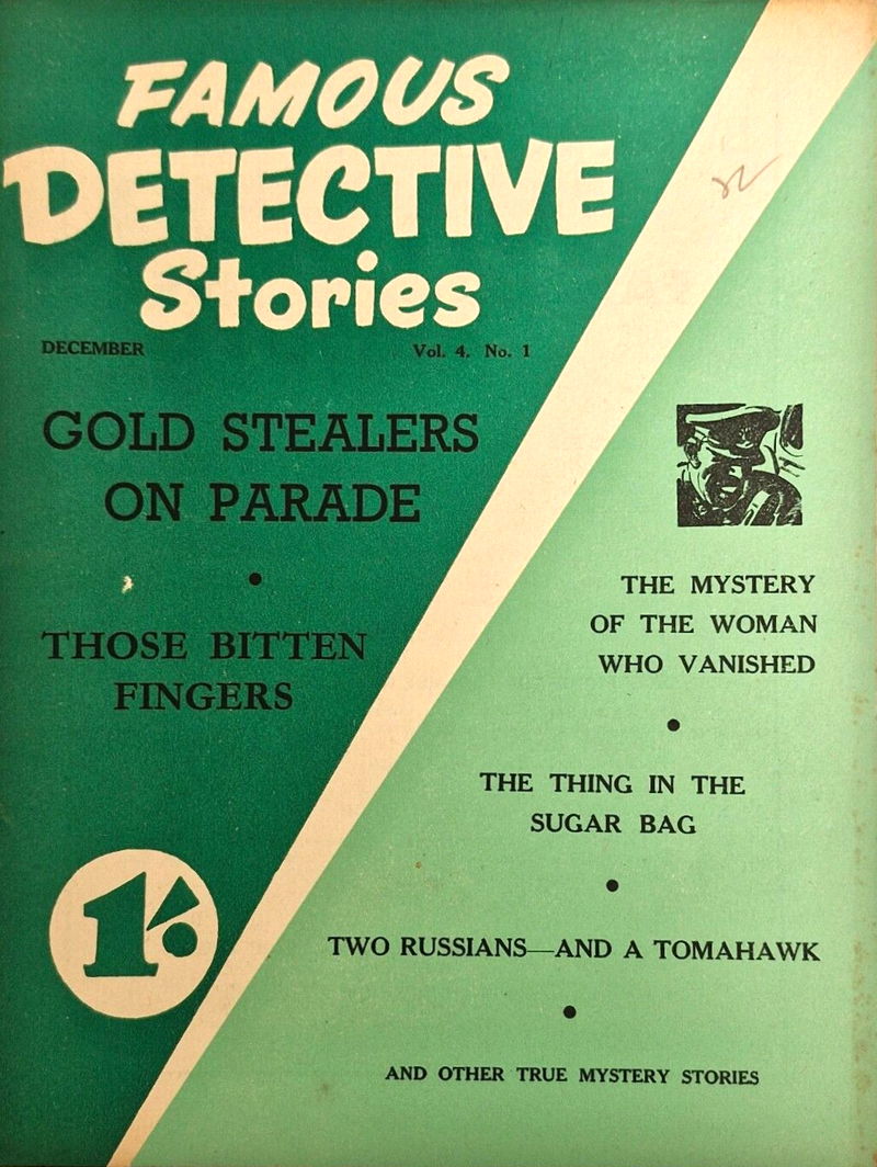 Famous Detective Stories (Frank Johnson, 1946 series) v4#1 (December 1949)