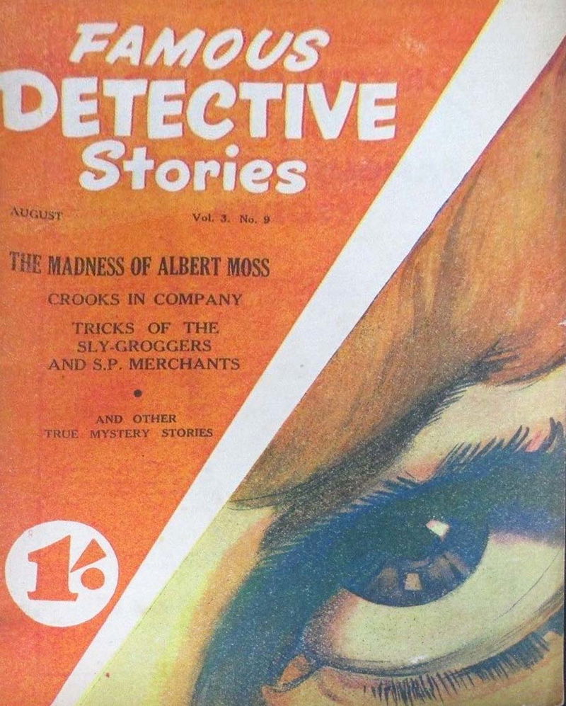 Famous Detective Stories (Frank Johnson, 1946 series) v3#9 (August 1949)