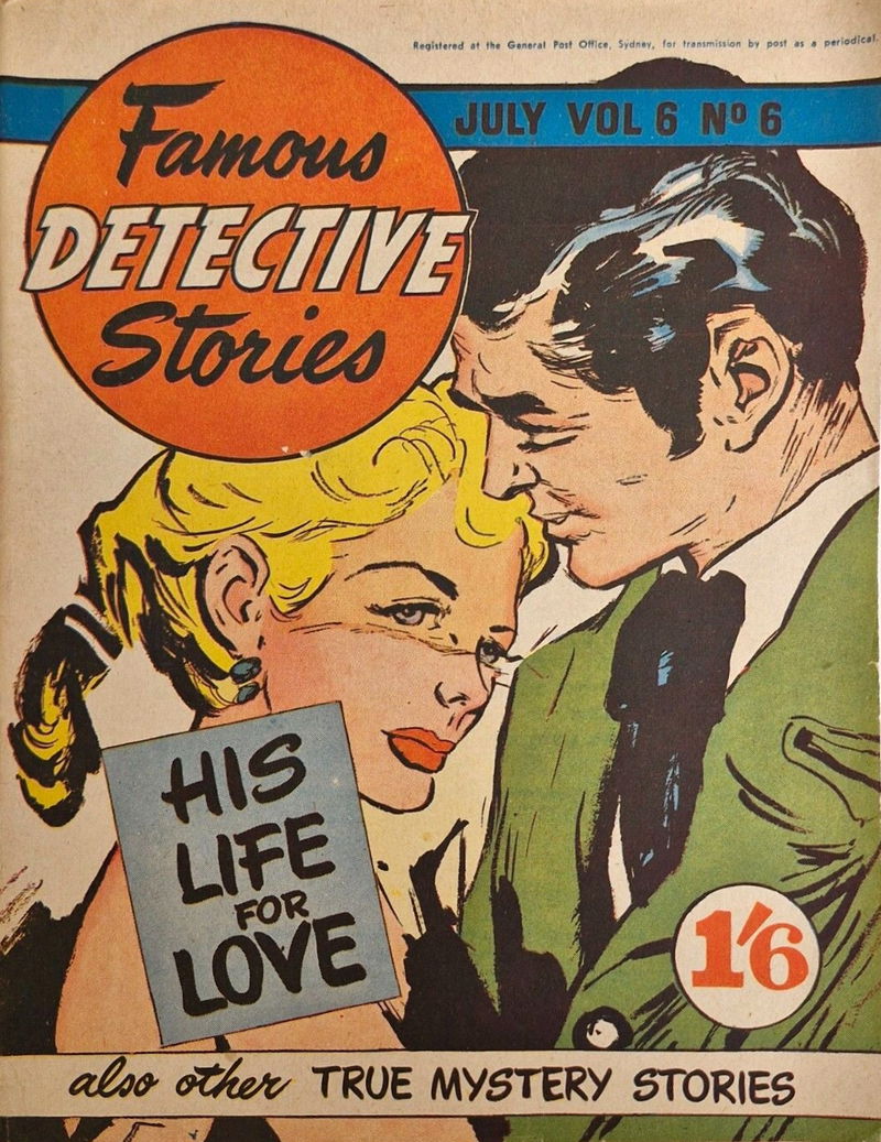 Famous Detective Stories (Frank Johnson, 1946 series) v6#6 (July 1952)