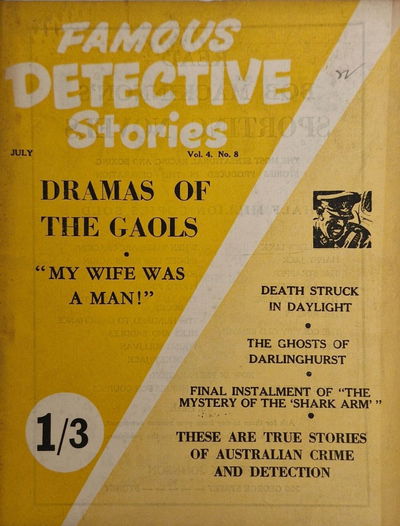 Famous Detective Stories (Frank Johnson, 1946 series) v4#8 (July 1950)
