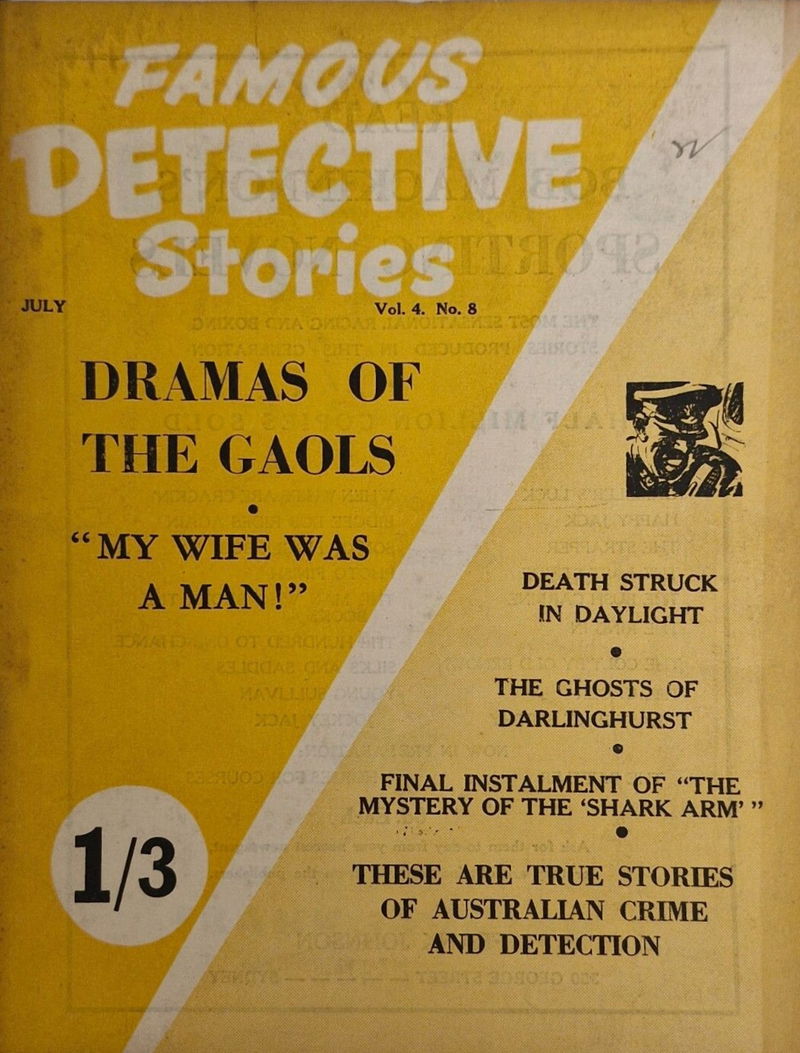 Famous Detective Stories (Frank Johnson, 1946 series) v4#8 (July 1950)