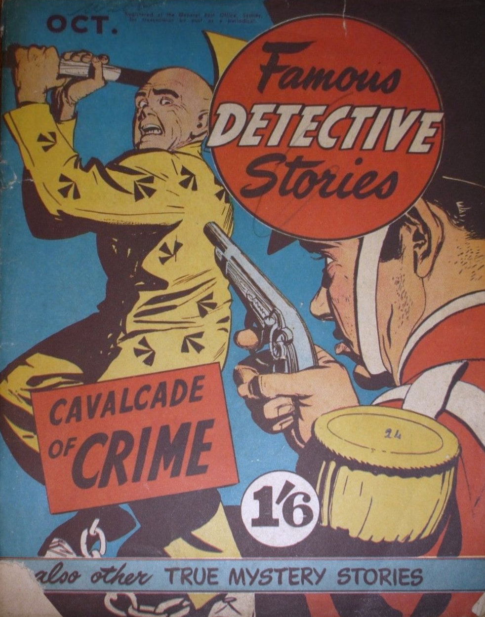 Famous Detective Stories (Frank Johnson, 1946 series) v6#9 (October 1952)