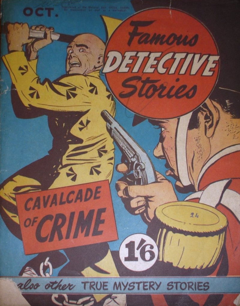 Famous Detective Stories (Frank Johnson, 1946 series) v6#9 (October 1952)