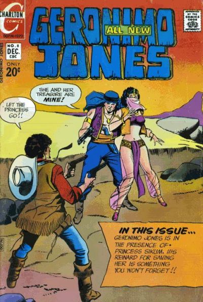 Geronimo Jones (Charlton, 1971 series) #8 (December 1972)