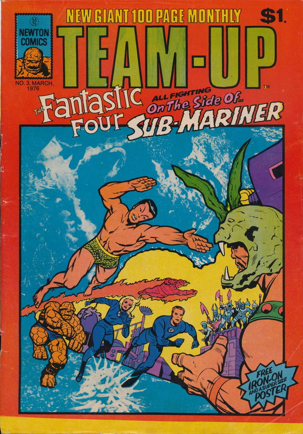 Team-Up (Newton, 1976 series) #3 (March 1976) —Marvel Team-Up