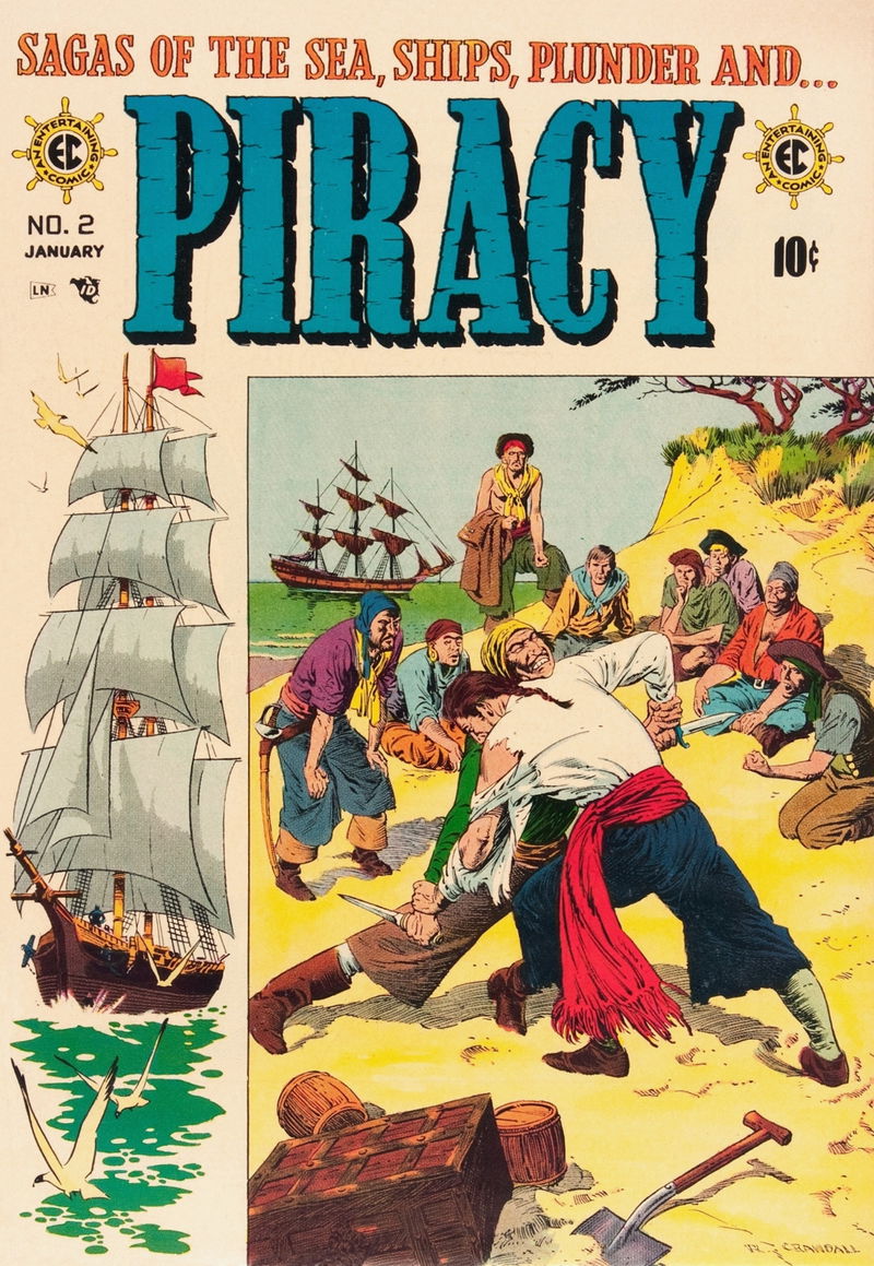 Piracy (EC, 1954? series) #2 (December 1954-January 1955)