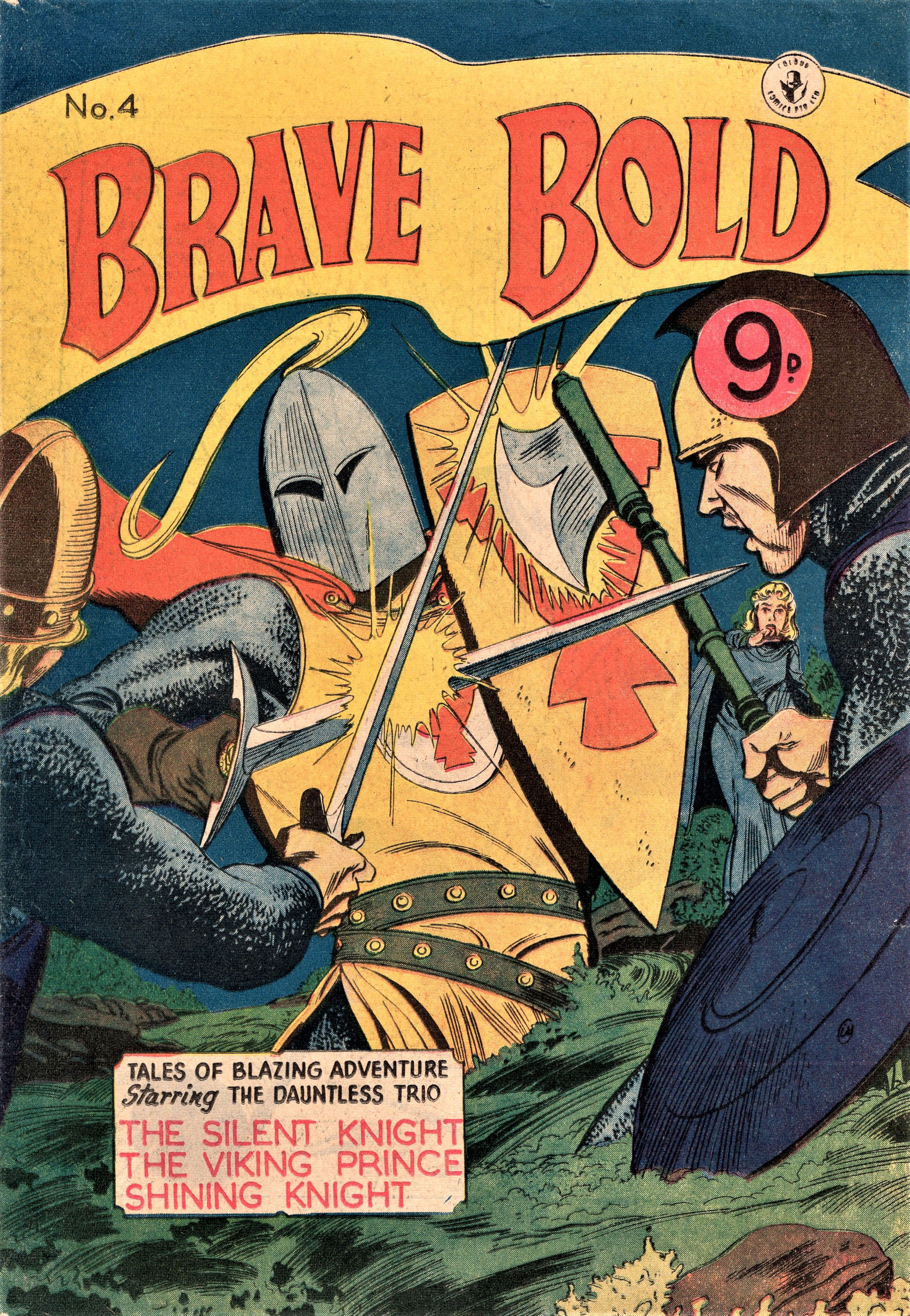 The Brave and the Bold (Colour Comics, 1956 series) #4 ([May 1956])