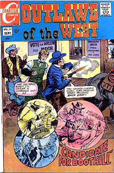 Outlaws of the West (Charlton, 1957 series) #77 (September 1969)