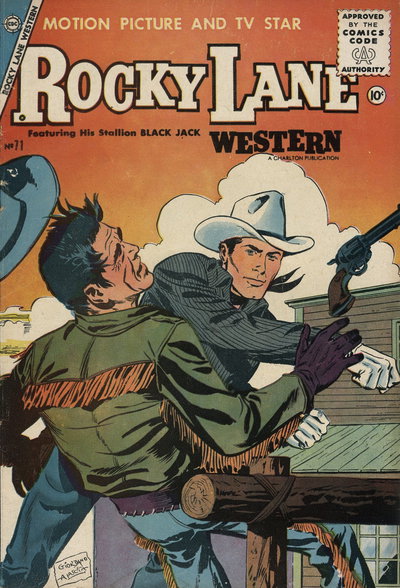 Rocky Lane Western  #71 (March 1956)