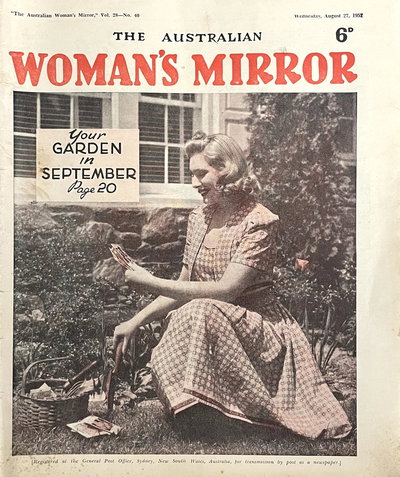 The Australian Woman's Mirror  v28#40 (27 August 1952)