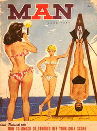 Man [Man Magazine] (Man, 1946 series) v42#1 June 1957