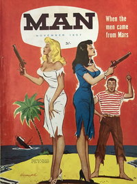 Man [Man Magazine] (Man, 1946 series)  v42#6 (November 1957)
