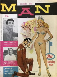 Man [Man Magazine] (Man, 1946 series) v43#1 December 1957