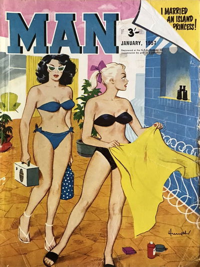 Man [Man Magazine] (Man, 1946 series) v41#2 (January 1957)