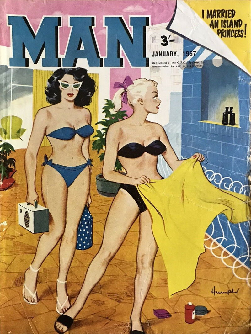 Man [Man Magazine] (Man, 1946 series) v41#2 (January 1957)