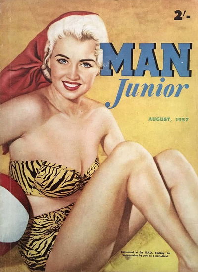 Man Junior (Man Jr, 1954 series) v7#6 August 1957