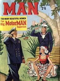Man [Man Magazine] (Man, 1946 series)  v38#2 (July 1955)