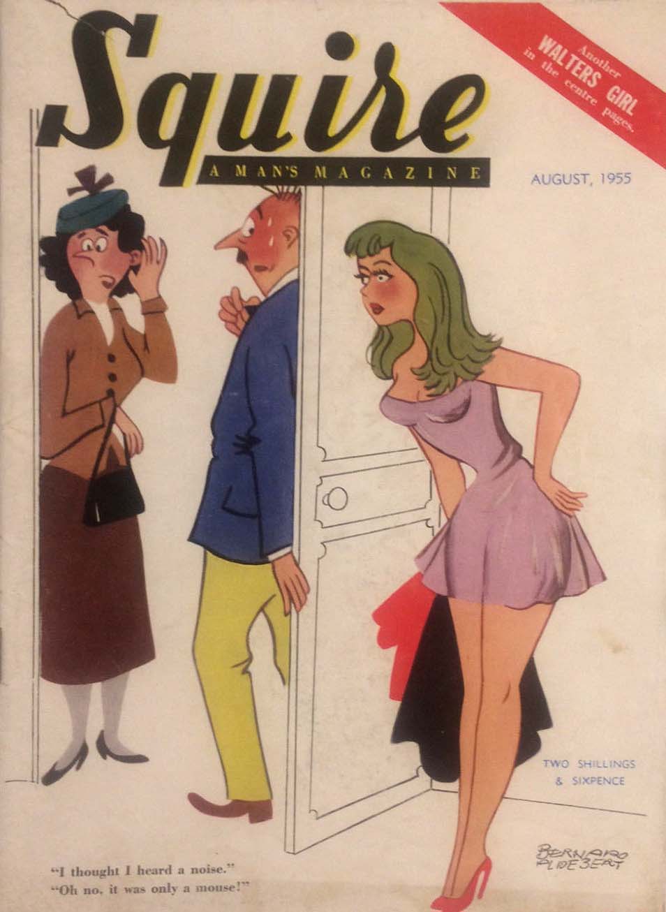 Squire a Men's Magazine (Atlas, 1952 series) v5#8 (August 1955)