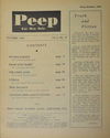 Peep For Men Only (American-Australasian, 1952 series) v2#10 — Contents (page 1)