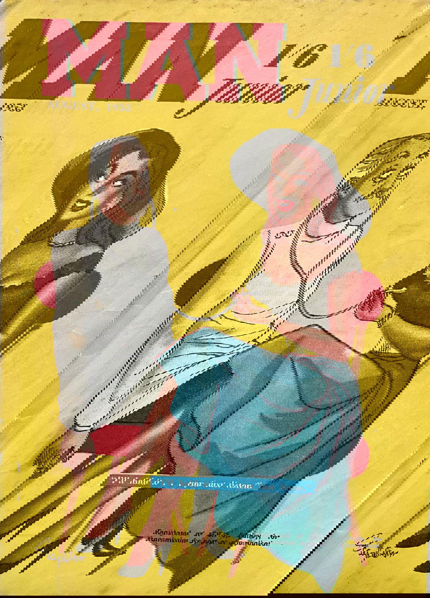 Man Junior (Man Jr, 1949 series) v26#6 (August 1953)