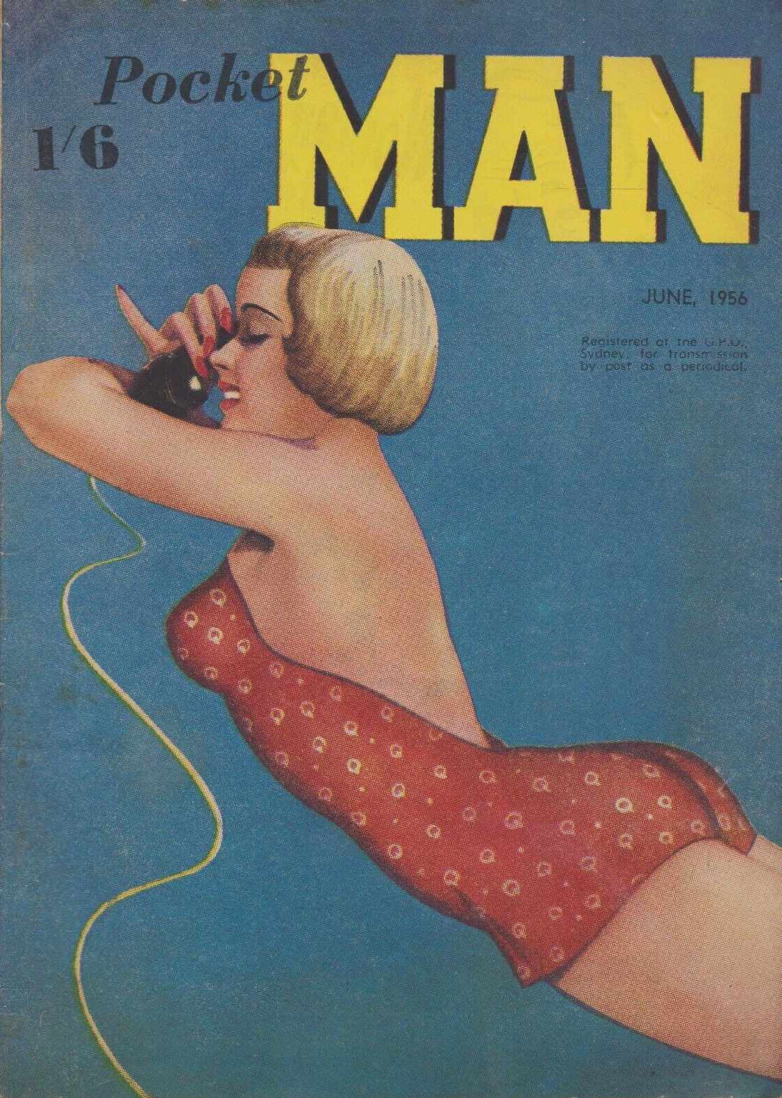 Pocket Man (KG Murray, 1954 series) v5#5 (August 1956)