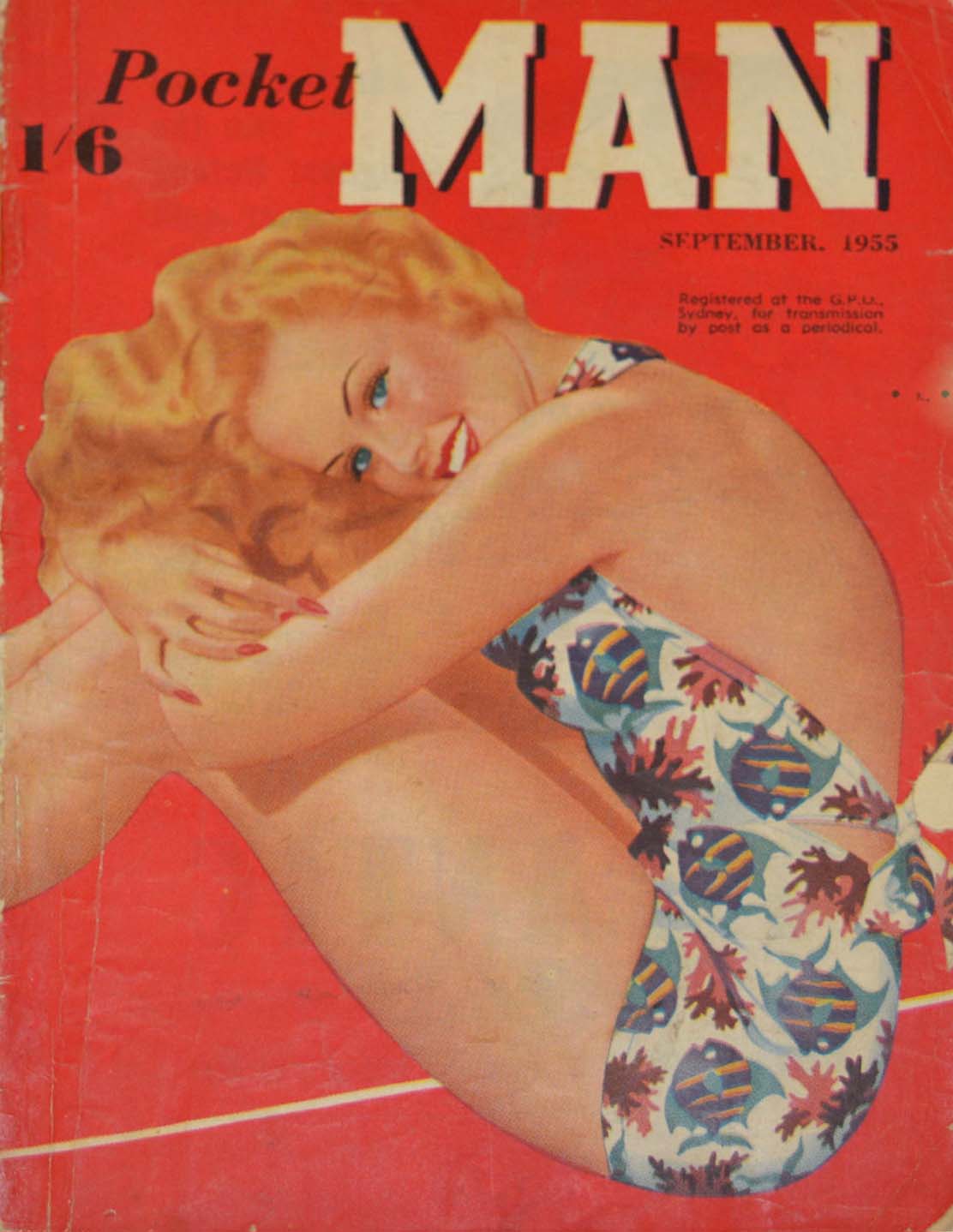 Pocket Man (KG Murray, 1954 series) v3#6 (September 1955)