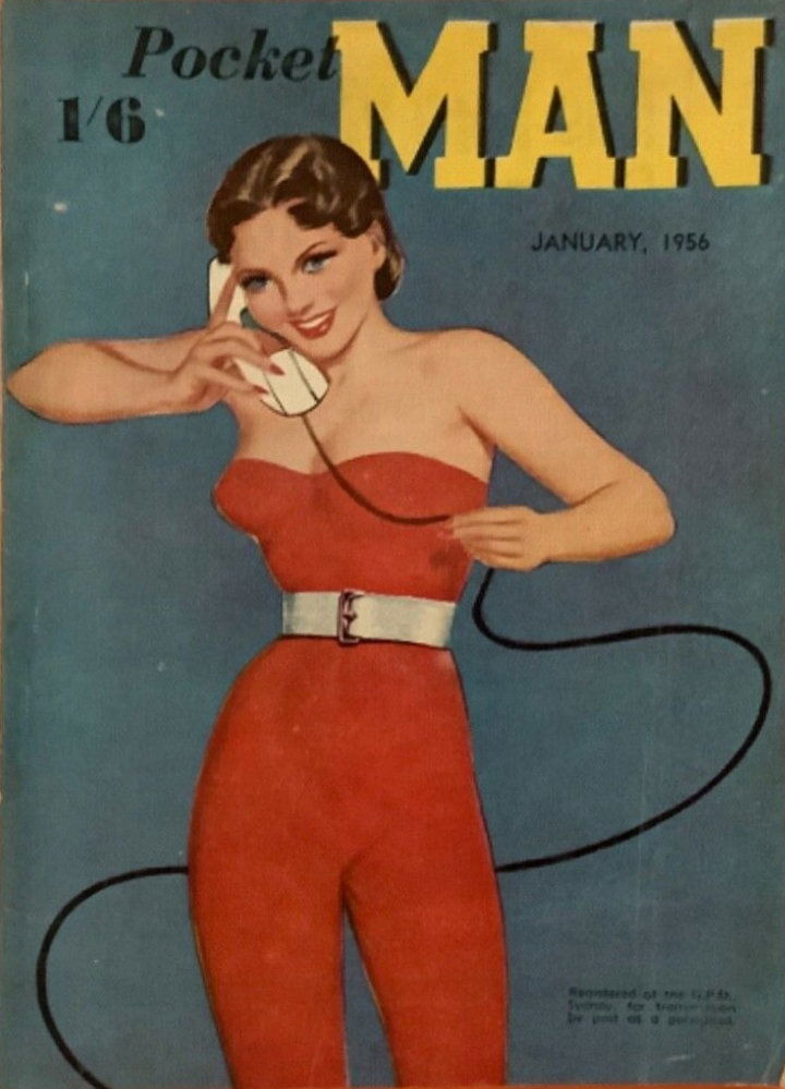 Pocket Man (KG Murray, 1954 series) v4#4 (January 1956)