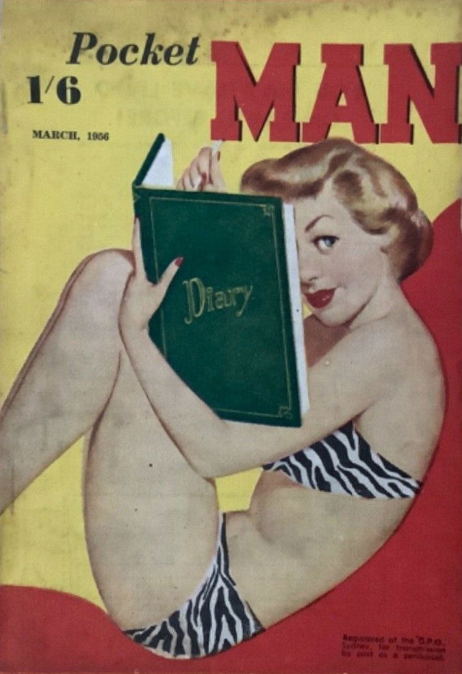Pocket Man (KG Murray, 1954 series) v4#6 (March 1956)