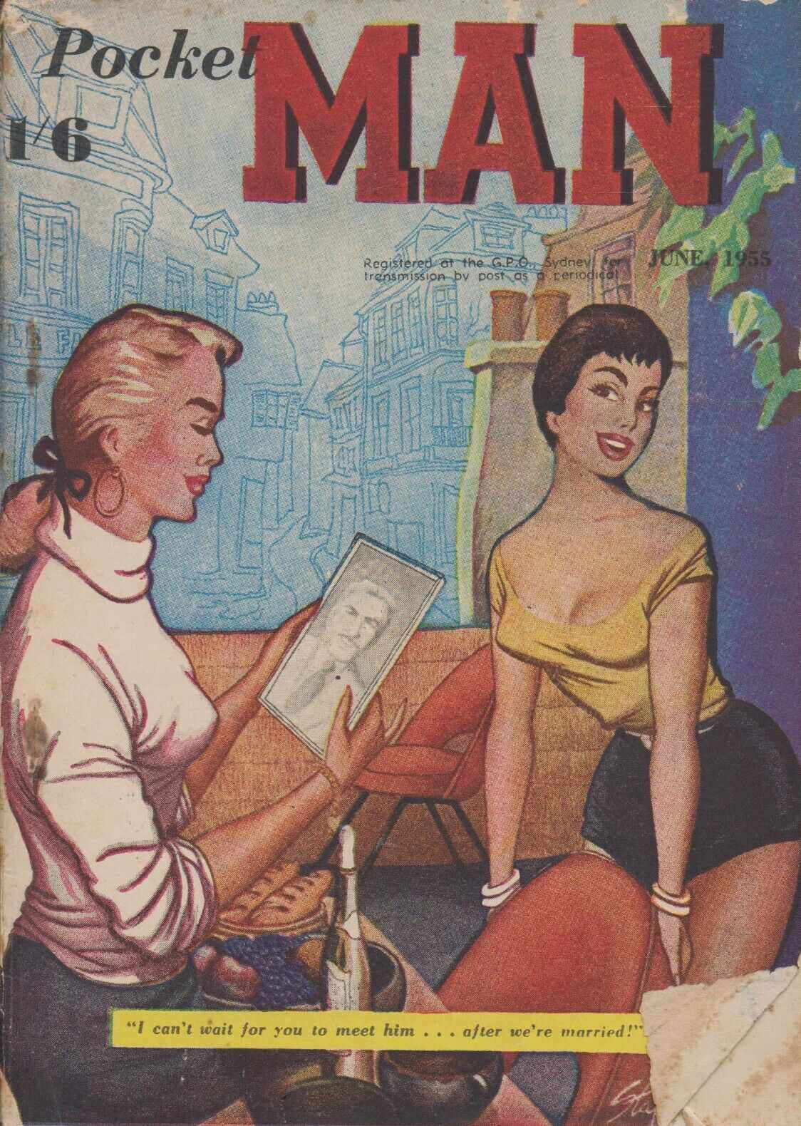 Pocket Man (KG Murray, 1954 series) v3#3 (June 1955)