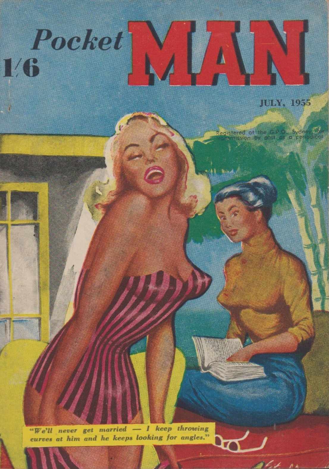 Pocket Man (KG Murray, 1954 series) v3#4 (July 1955)