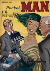 Pocket Man (KG Murray, 1954 series) v3#5 August 1955