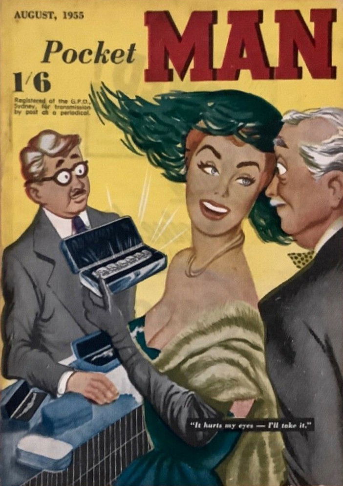 Pocket Man (KG Murray, 1954 series) v3#5 (August 1955)
