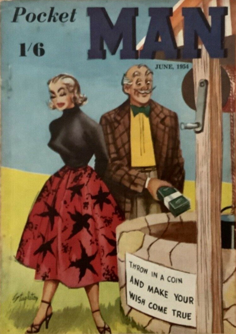 Pocket Man (KG Murray, 1954 series) v1#3 (June 1954)