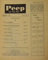 Peep For Men Only (American-Australasian, 1952 series) v3#2 — Contents (page 1)