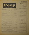 Peep For Men Only (American-Australasian, 1952 series) v3#1 — Contents (page 1)