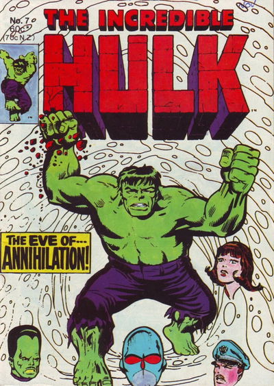 The Incredible Hulk (Yaffa/Page, 1981? series) #7 July 1981