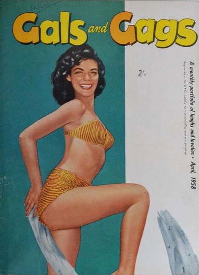 Gals and Gags (Adam, 1953 series) v10#1 April 1958