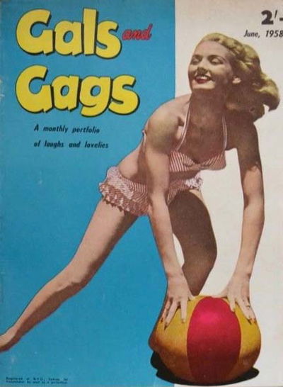 Gals and Gags (Adam, 1953 series) v10#3 June 1958