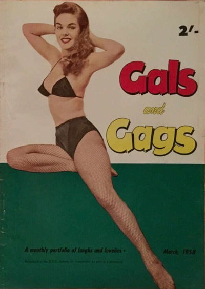 Gals and Gags (Adam, 1953 series) v9#6 March 1958