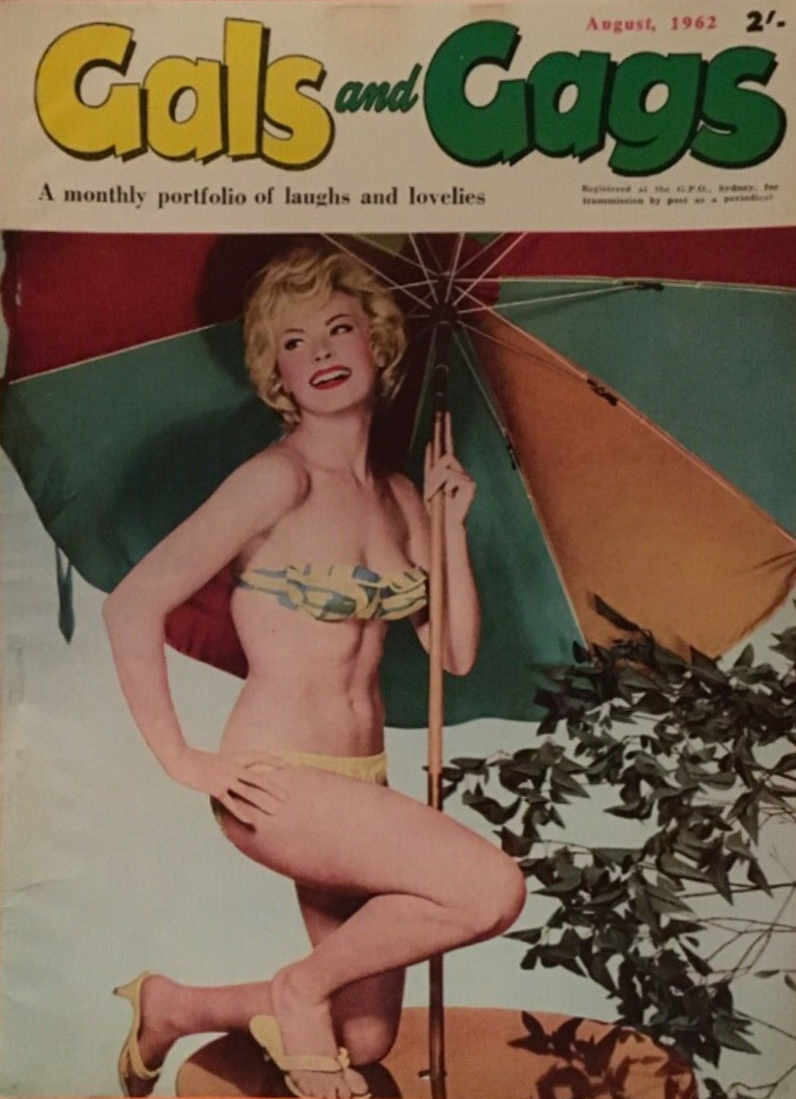 Gals and Gags (Adam, 1953 series) v18#6 (August 1962)