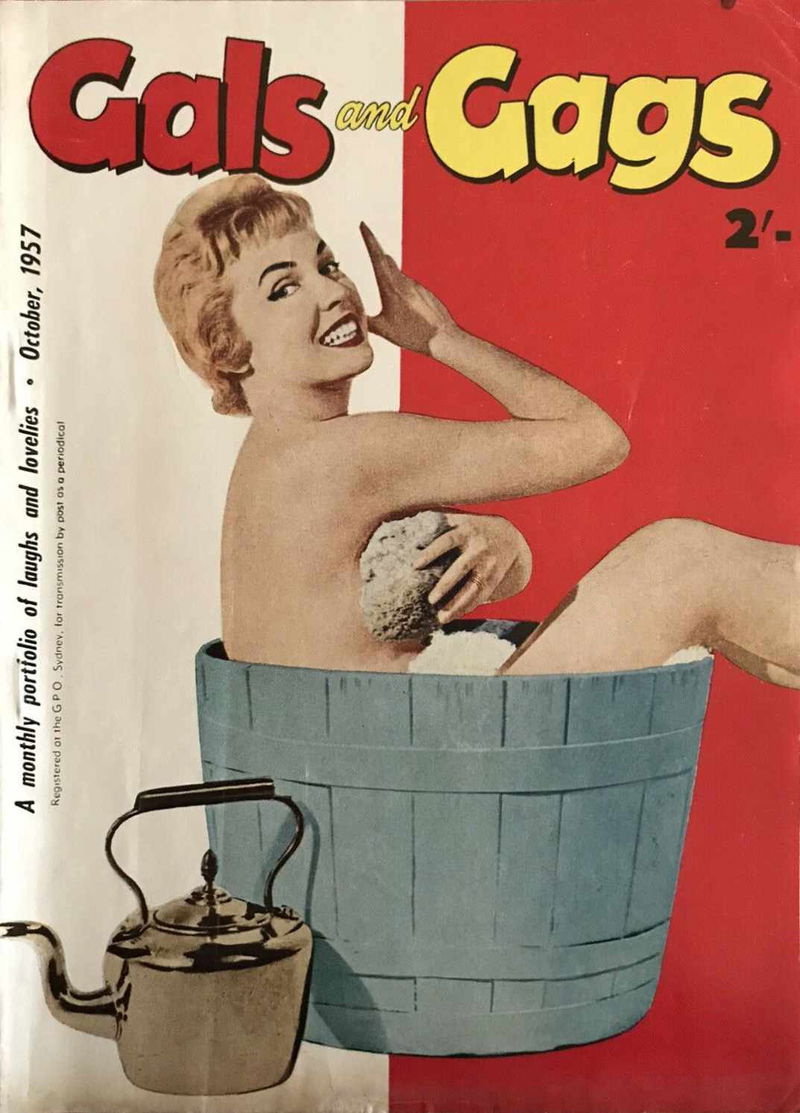 Gals and Gags (Adam, 1953 series) v9#1 (October 1957)