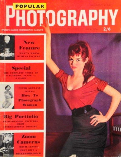 Popular Photography (Globe, 1954 series) v6#9 July 1956