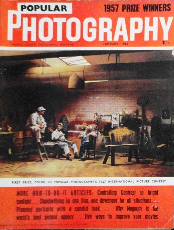 Popular Photography (Globe, 1954 series) v8#3 (January 1958)