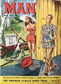 Man [Man Magazine] (Man, 1946 series)  v34#6 (November 1953)