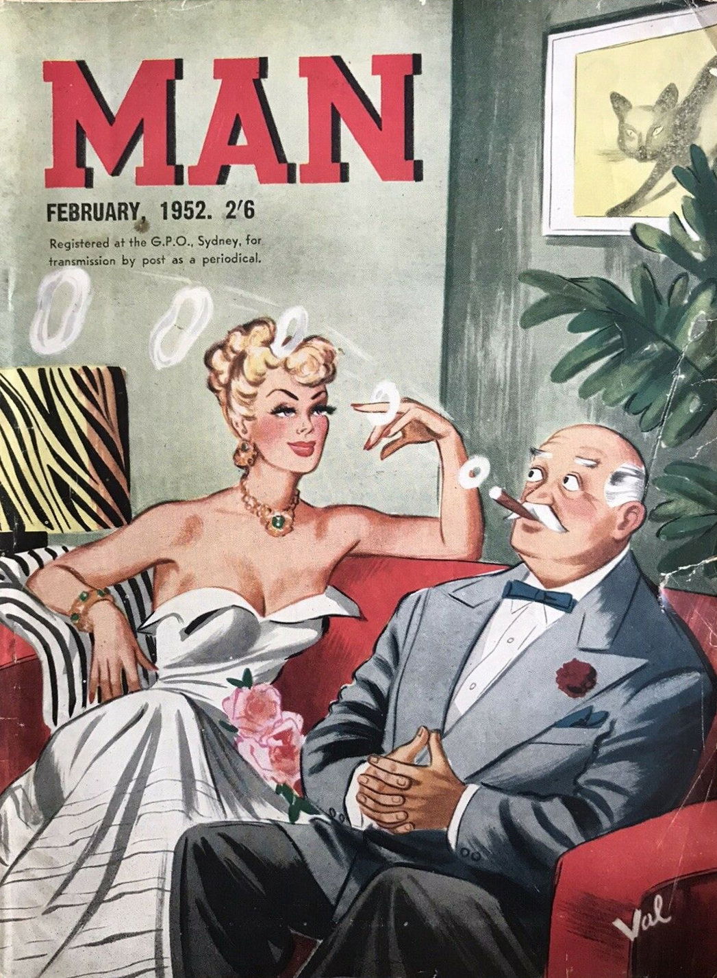 Man [Man Magazine] (Man, 1946 series) v31#3 (February 1952)