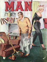 Man [Man Magazine] (Man, 1946 series)  v32#2 (July 1952)